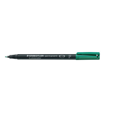 Folienstift F grün 0,6 mm permanent