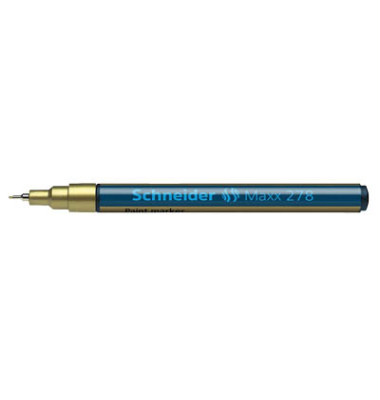 Lackmarker Maxx 278, SN127853, Stift, gold, 0,8mm Rundspitze