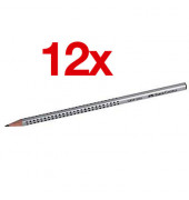 Bleistift-Set GRIP 2001, 117000, 12x silber, k.A., HB