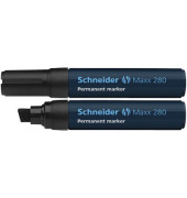 Permanentmarker Maxx 280, 128001, schwarz, 4-12mm Keilspitze