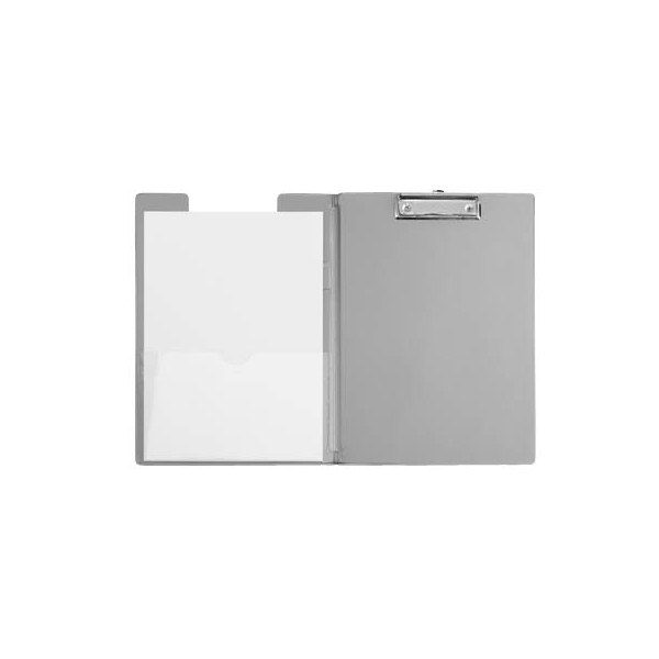 4002390054089 - Klemmbrettmappe mit Folienüberzug 2339295 A4 silber Karton mit Kunststoffüberzug inkl Aufhängeöse 4002390054089 Maul