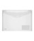 Dokumententasche - 40132-04, A4 quer, transparent farblos, Polypropylen (PP), Klettverschluss