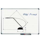 Raster-Whiteboard MAULstandard, 6465084, 90x60cm, kunststoffbeschichtet, Aluminium