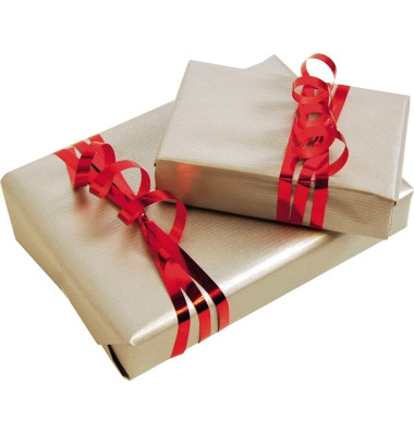 Geschenkpapier 95776C, unifarben, 70cm x 3m, silber