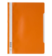 Schnellhefter 979257309, A4, orange, Kunststoff, Vorderdeckel transparent