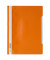 Schnellhefter 979257309, A4, orange, Kunststoff, Vorderdeckel transparent