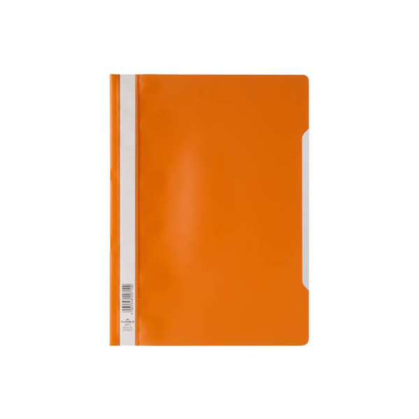 50 Stück Durable Schnellhefter Serie 2573 979257309, A4, orange, Kunststoff, 80g, Vorderdeckel transparent 4005546935294 Durable