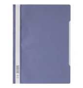 Schnellhefter 979257312, A4, lila, Kunststoff, Vorderdeckel transparent