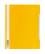 Schnellhefter 257004, A4+, gelb, Polyvinylchlorid (PVC), Vorderdeckel transparent