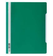 Schnellhefter 257005, A4+, grün, Polyvinylchlorid (PVC), Vorderdeckel transparent