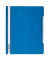 Schnellhefter 257006, A4+, blau, Polyvinylchlorid (PVC), Vorderdeckel transparent