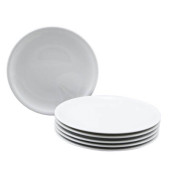 Teller Compact Ø 25cm weiß Porzellan stapelbar