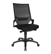 Bürostuhl Autosyncron-1, schwarz / schwarz, bis 110kg