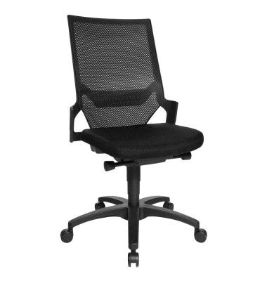 Bürostuhl Autosyncron-1, schwarz / schwarz, bis 110kg