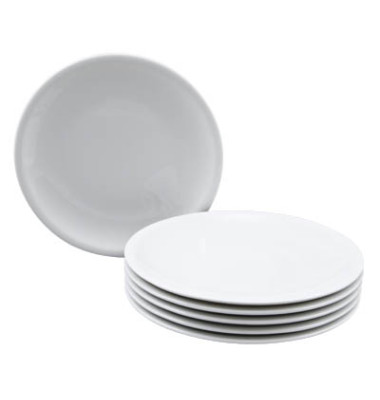 Dessertteller Compact Ø 20cm weiß Porzellan stapelbar Dessertteller Compact Ø 20cm weiß Porzellan stapelbar