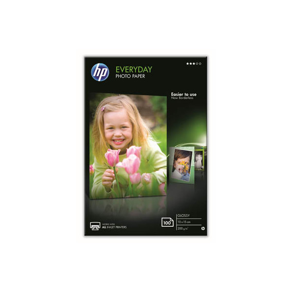 0886111974887 - Fotopapier Everyday CR757A 10x15cm für Inkjet 200g weiß glänzend einseitig bedruckbar 0886111974887 100 Blatt