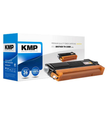 KMP Toner 1242 schwarz ca 2200 Seiten kompatibel zu TN-230BK