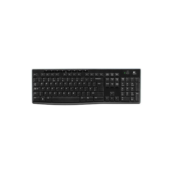 5099206033139 - PC-Tastatur Wireless Keyboard K270 920-003052 kabellos (USB-Funk) leise Sondertasten Unifying-Empfänger schwarz 50992060331