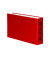 Bankordner Velocolor 4168321, 1/3 A4 45mm schmal Kunststoff vollfarbig rot