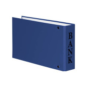 Bankordner Velocolor 4168 350, 1/3 A4 45mm schmal Kunststoff vollfarbig blau