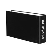 Bankordner Velocolor 4168 380, 1/3 A4 45mm schmal Kunststoff vollfarbig schwarz