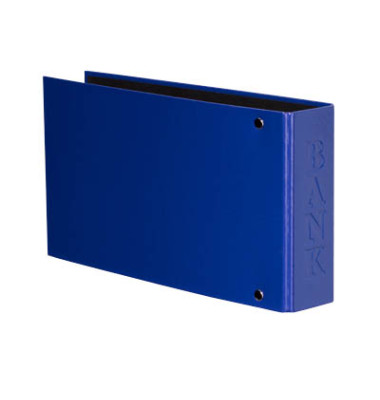 Bankordner VELOCOLOR® Classic 4169250, 1/3 A4 45mm schmal Karton vollfarbig blau