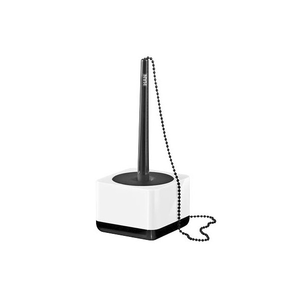 4012473176218 - - Kugelschreiberständer i-Line 65 x 16 x 65 cm (b x h x t) schwarz abs Kunststoff weiß schwarz