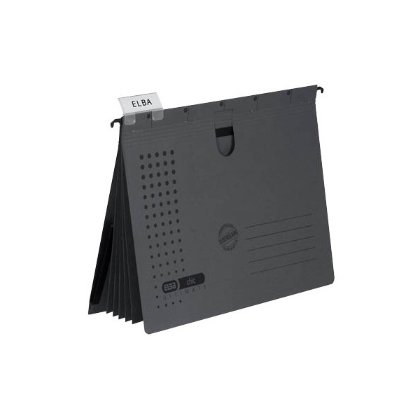3362949050407 - ELBA Personalhefter chic ULTIMATE Karton anthrazit DIN A4 5x kaufmännische Heftung 5 St