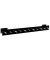 Wandgarderobe 50125, Metall, mit 11 Haken, schwarz, 1 Stück