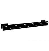 Wandgarderobe 50135, Metall, mit 11 Haken, schwarz, 1 Stück