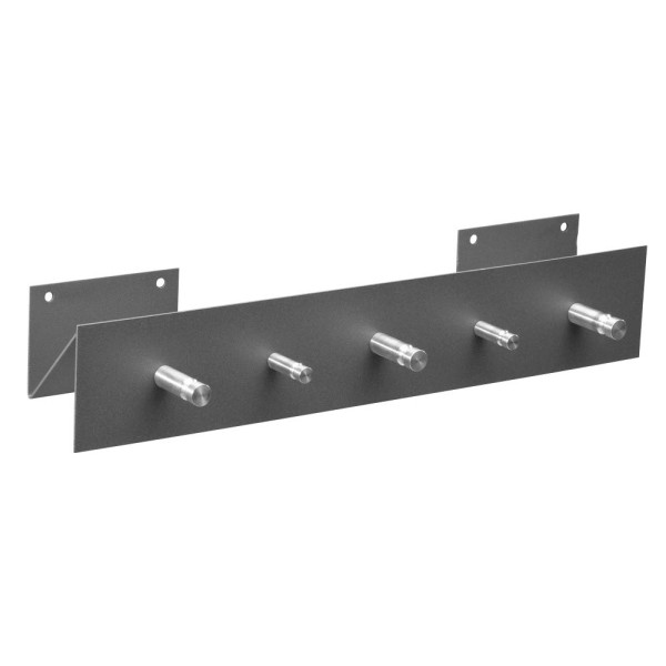 4260054777945 - Wandgarderobe 52134 Metall mit 5 Haken silber 1 Stück 4260054777945 SZ Metall 4260054777945 - Wandgarderobe 52134 Metall mit 5 Haken silber 1 Stück 4260054777945 SZ Metall