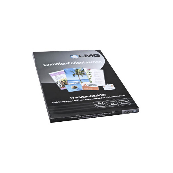 4250504524793 - Laminierfolien A3 2 x 80 mic glänzend 4250504524793 LMGA3-80 100 Stück 4250504524793 - Laminierfolien A3 2 x 80 mic glänzend 4250504524793 LMGA3-80 100 Stück