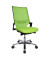 Bürostuhl Autosyncron-1-Alu, grün / silber, bis 110kg
