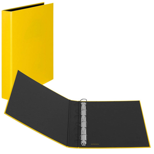 4000225056208 - Ringbuch Basic 1143610 A4 4 Ringe 25mm Ring-Ø PP-kaschiert gelb 4000225056208 Veloflex 4000225056208 - Ringbuch Basic 1143610 A4 4 Ringe 25mm Ring-Ø PP-kaschiert gelb 4000225056208 Veloflex