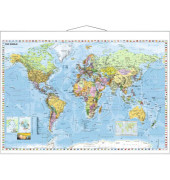 Landkarte Welt 1:33000000 137x97cm