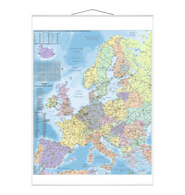 Landkarte Europa 1:3600000 97x137cm