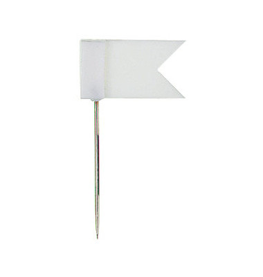 Markierf&auml;hnchen/710 wei&szlig; Inh.20