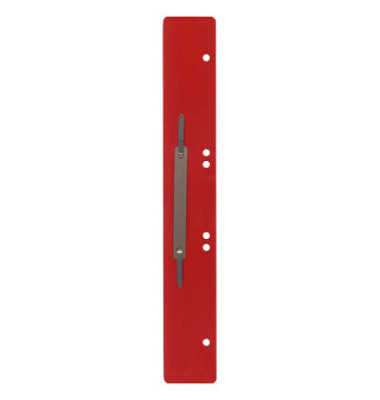 Heftstreifen lang 3011000300, 45x310mm, extra lang, Kunststoff mit Metalldeckleiste, rot Heftstreifen lang 3011000300, 45x310mm, extra lang, Kunststoff mit Metalldeckleiste, rot