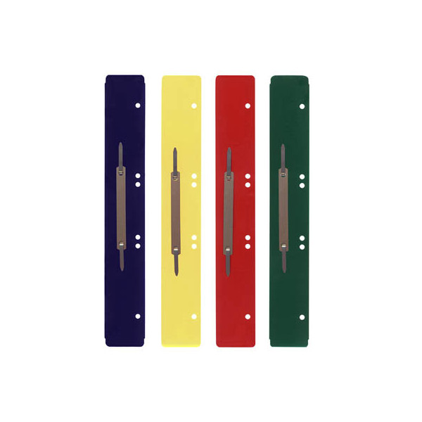 4018924314017 - Heftstreifen lang 3041004000 45x31cm (BxL) Polypropylen (PP) mit Metalldeckleiste farbig sortiert 4018924314017 100 Stück
