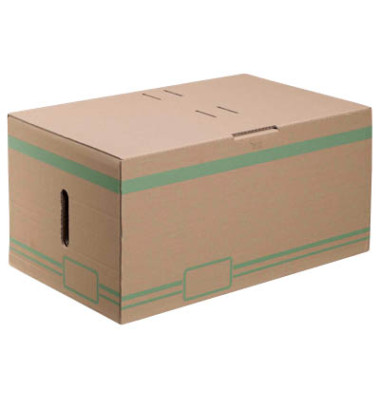 Archivcontainer 277094, braun, innen 54,9x33,8x26,5cm, Karton