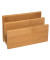 Briefständer Bambus 61307 braun Holz 2 Fächer