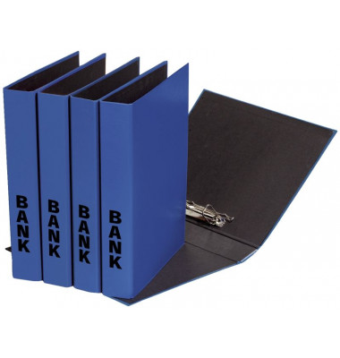 Bankordner Basic Colours 40851-06, A4 50mm schmal Kunststoff vollfarbig blau