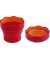 Wasserbecher CLICK & GO rot/orange