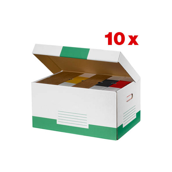 4250277512119 - Archivcontainer Container-KlappdBox Gn 10Stk für individuelle Aufbewahrung 548 x 364 x 268 cm 4250277512119 - Archivcontainer Container-KlappdBox Gn 10Stk für individuelle Aufbewahrung 548 x 364 x 268 cm