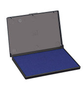 Stempelkissen 9051B Größe 1 blau getränkt 9x5cm im Kunststoffgehäuse