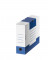 Archivbox 278437, A4, weiß/gelb, innen 32,5x24,5x7,7cm, stabile Wellpappe