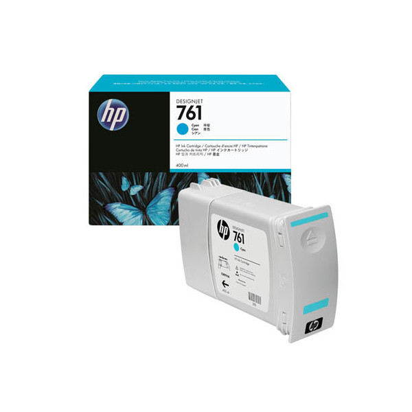 0885631448281 - Hewlett Packard - hp 761 400-ml Cyan DesignJet Ink Cartridge Druckerpatrone 1 Stück(e) Original