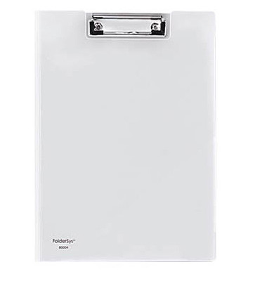 Klemmbrettmappe 80004-04, A4, milchig transparent, PP (Polypropylen)