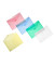 Dokumententasche 40102-94, A5 quer, transparent blau/gr&uuml;n/rot/gelb und farblos, Polypropylen (PP), Klettverschluss