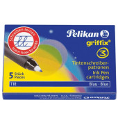 Tintenrollerpatrone GriffixT1R blau 5 Stück